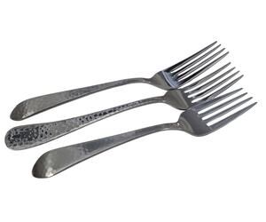 Lot 3 FORKS Reed & Barton Heritage Mint Olde English Hammered 18/10
